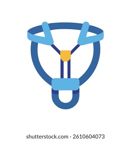 Fitness Adjustable Neck Harness Icon. Design of Fitness and Gym Icons.