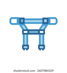 Fitness Adjustable Suspension Strap System Icon. Design of Fitness and Gym Icons.