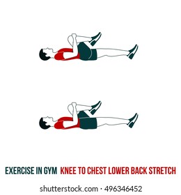 Fitness, Aerobic and workout exercise in gym. Vector set of workout icons in flat style isolated on white background.