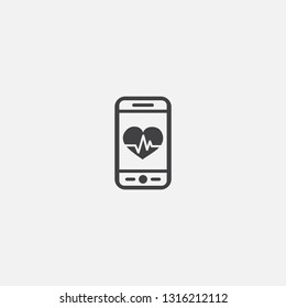 fitness app base icon. Simple sign illustration. fitness app symbol design. Can be used for web, print and mobile