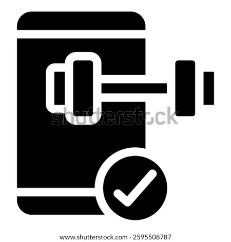 Fitness App Simple Vector Icon Collection