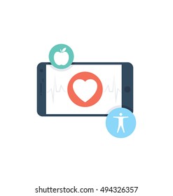 Fitness App Vector Icon