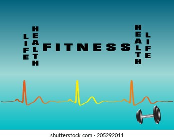 Fitness background vector/Fitness background/vector