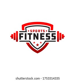 Fitness Badge Sport Logo Design