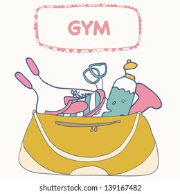 Fitness bag.