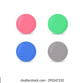 Fitness ball set