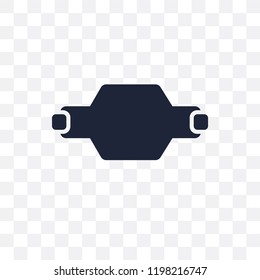 fitness Belt transparent icon. fitness Belt symbol design from Gym and fitness collection. Simple element vector illustration on transparent background.