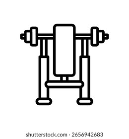 Fitness Bank Vector Icon, die leicht ändern oder bearbeiten können
