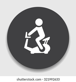 fitness bike  icon