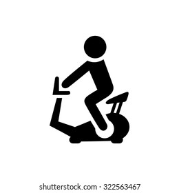 fitness bike  icon