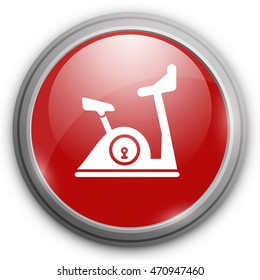 fitness bike  icon