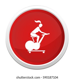 Fitness Bike Icon