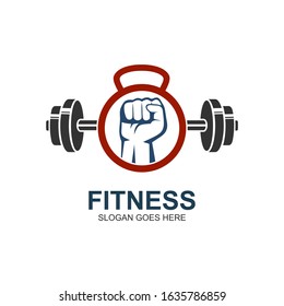 Fitness and body builder logo