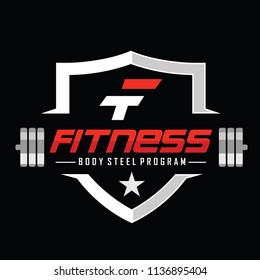 Fitness and Bodybuilding Logo design inspiration Vector