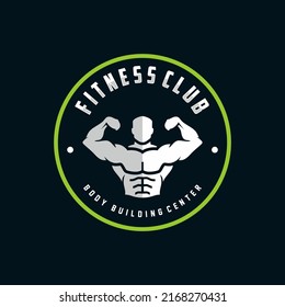 Fitness and Bodybuilding Logo Design Inspiration Vector