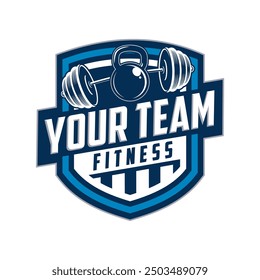 Fitness and Bodybuilding Logo Design Inspiration Vector