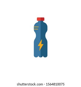 Fitness Bottle icon. Simple flat element from fitness collection. Creative fitness bottle icon for templates, software and apps.