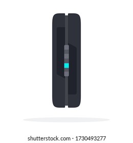 Fitness bracelet modern flat vector icon.