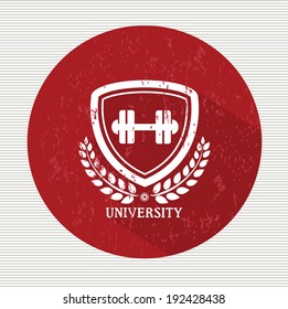 Fitness button,vector