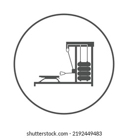 Symbol für Fitnesskabel-Reihe | Circle version icon |