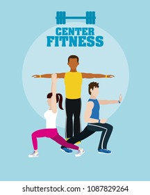 Fitness center banner
