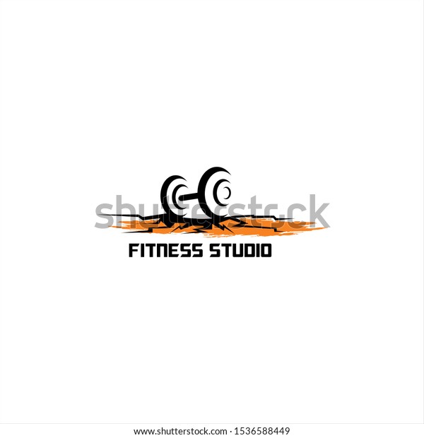 Fitness Center Body Shop Logo Design Stock Vector (Royalty Free ...