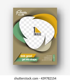 Fitness Center Flyer & Poster Cover.