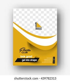 Fitness Center Flyer & Poster Cover.