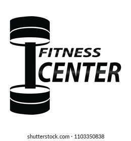 Fitness center icon