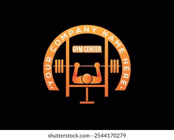 Fitness center logo design, Gym Logo Design template