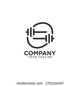 Fitness Center Logo Design Template