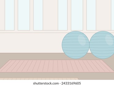 fitness centre healthy lifestyle physical exercises recreation activity, gym - flat illustration 