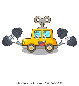 Fitness character clockwork car for toy children