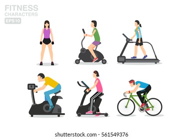 Fitness character set