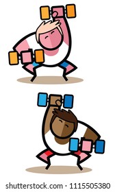 Fitness character vector