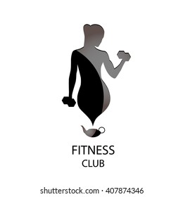 fitness club black icon