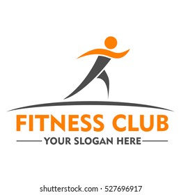 Fitness Club Logo Design Template