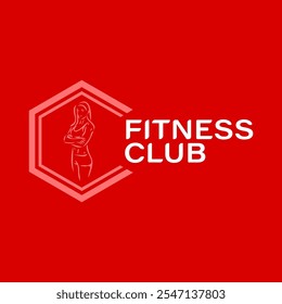 Fitness club logo. Vector graphics