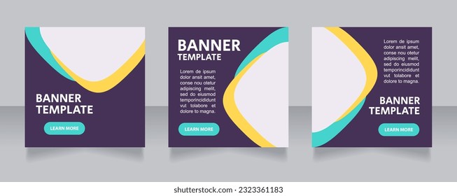 Fitness club and sports training web banner design template. Vector flyer with text space. Advertising placard with customized copyspace. Printable poster for advertising. Arial font used