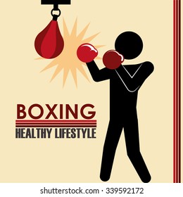 Fitness concept with gym icons design, vector illustration 10 eps graphic.