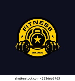 fitness cross fit healthy care logo