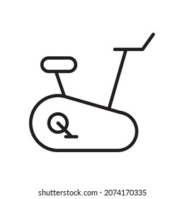 fitness cycling icon vector sign design