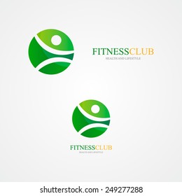 Logo de diseño de fitness