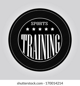 fitness design over gray   background vector illustration 