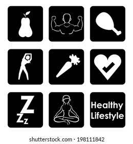 Fitness design over white background, vector illustration