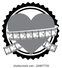 Fitness design over white background, vector illustration