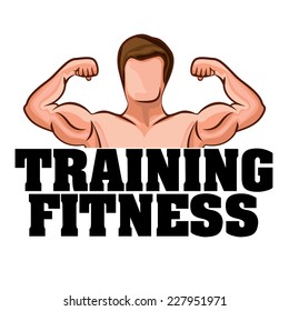 Fitness design over white background,  vector illustration