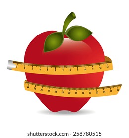 Fitness design over white background, vector illustration.