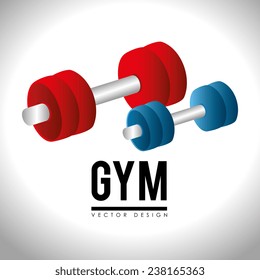 Fitness design over white background,vector illustration.