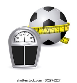 Fitness digital design, vector illustration eps 10